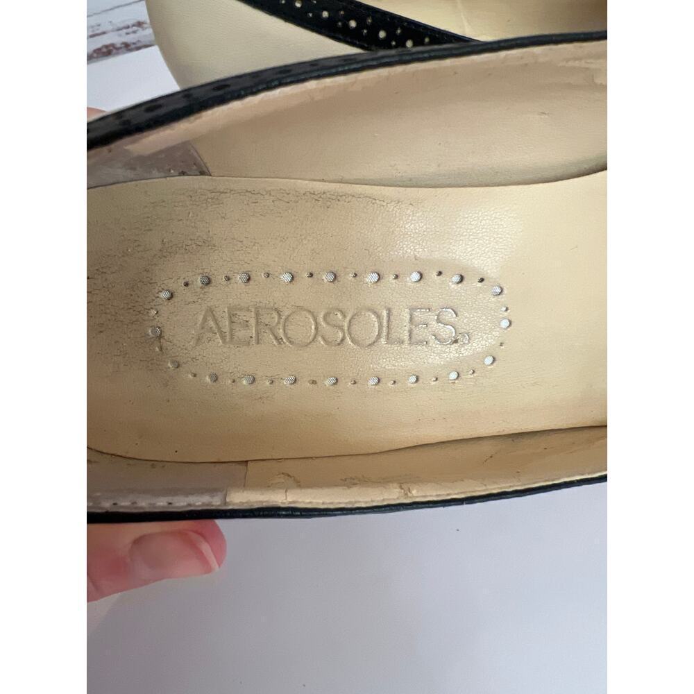 Aerosoles Suitn Tie high heel tassel
pumps cream black size 7 1/2 - Picture 9 of 14